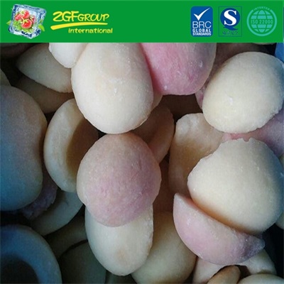 Frozen IQF White Peach Halves