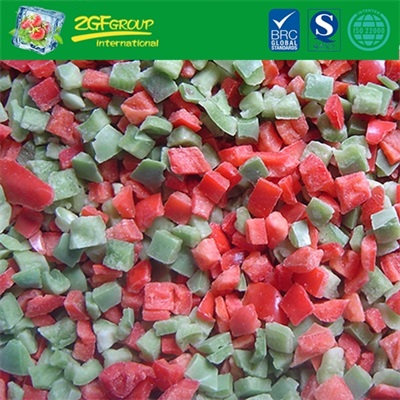 IQF mixed pepper diced (green & red)