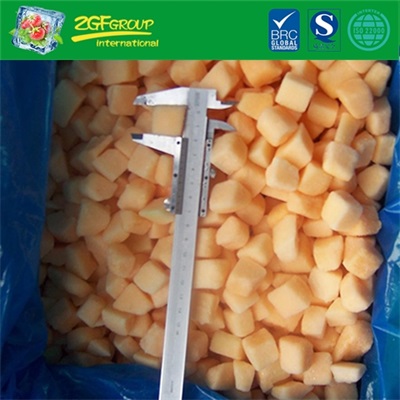IQF diced cantaloupe melon 20mm