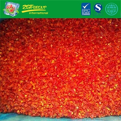 IQF chopped red chili 4-6mm