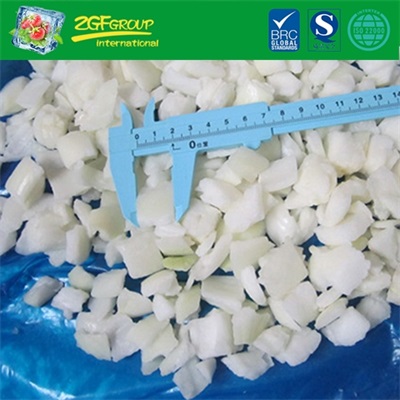 frozen vegetable IQF white onions dices 30mm