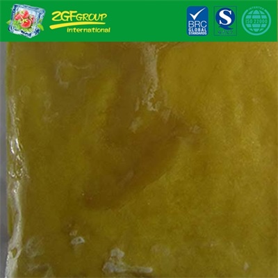 Frozen vegetable frozen sweet corn puree