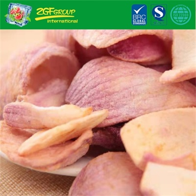 High Quality Vacuum Dried  Purple Onion Chips