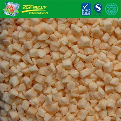 Good Sale IQF Frozen Diced Cataloupe Melon 10mm