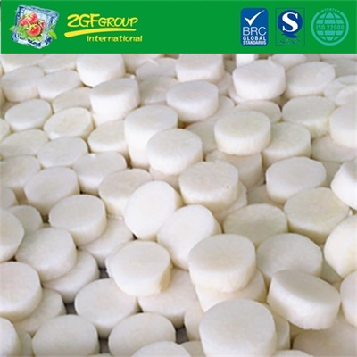 IQF Frozen Sliced White Radish With High Quality