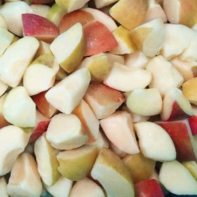 Frozen Apple Chunks With Skin On